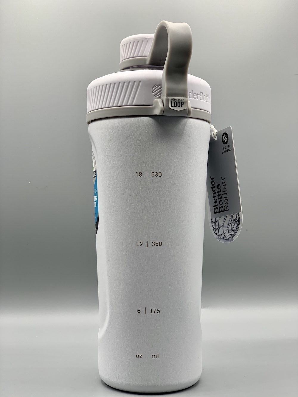 Radian Insulated Stainless Steel Blender Bottle White