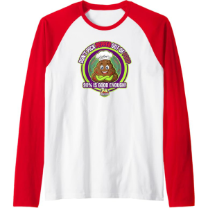 Pepper out of Poop Premium Raglan